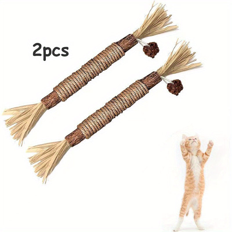 Silvervine Chew Stick Catnip Toy for Teeth Cleaning & Fun