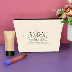 Sisters Like Stars Makeup Bag - Sister Birthday Gift