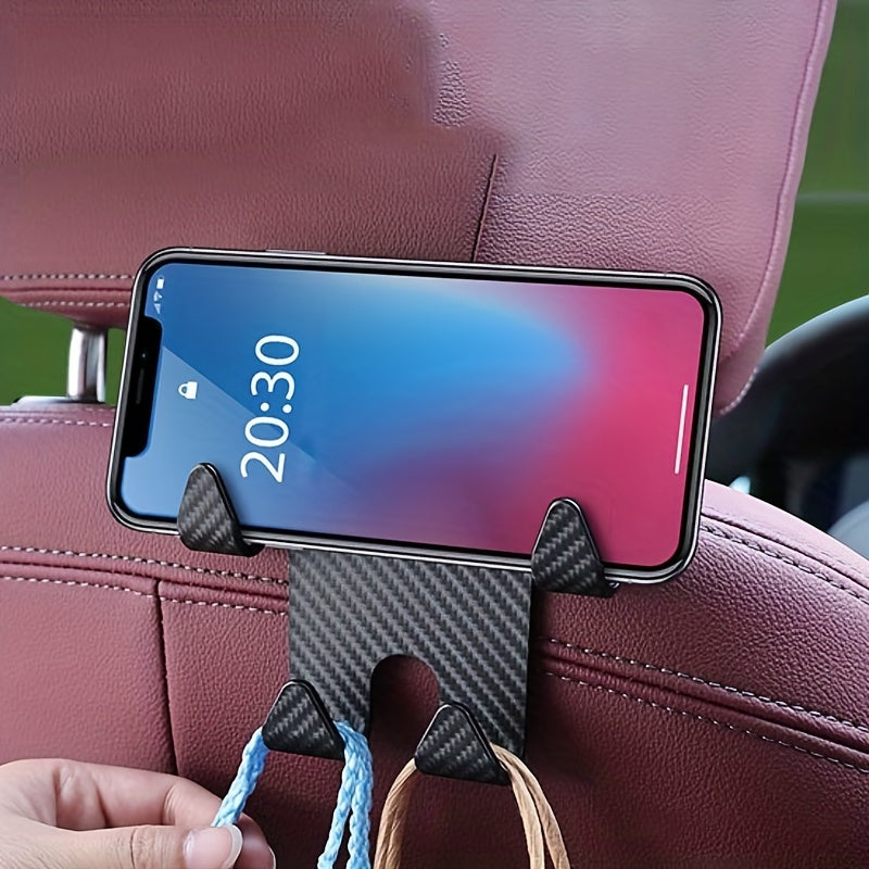 Car Seat Back Hook Rear Phone Holder Headrest Hook