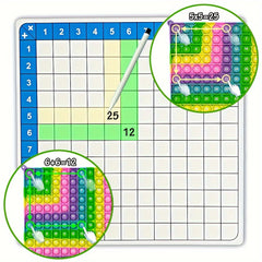 Legendstar Math Practice Set with Multiplication & Addition Popper Toys