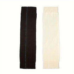 Soft Solid Leg Warmers All match Socks Women's Stockings