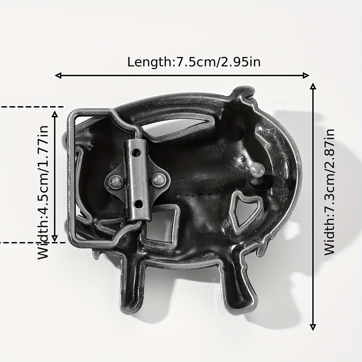 Retro Hollow Out Belt Buckle Western Cowboy Cowgirl Accessories