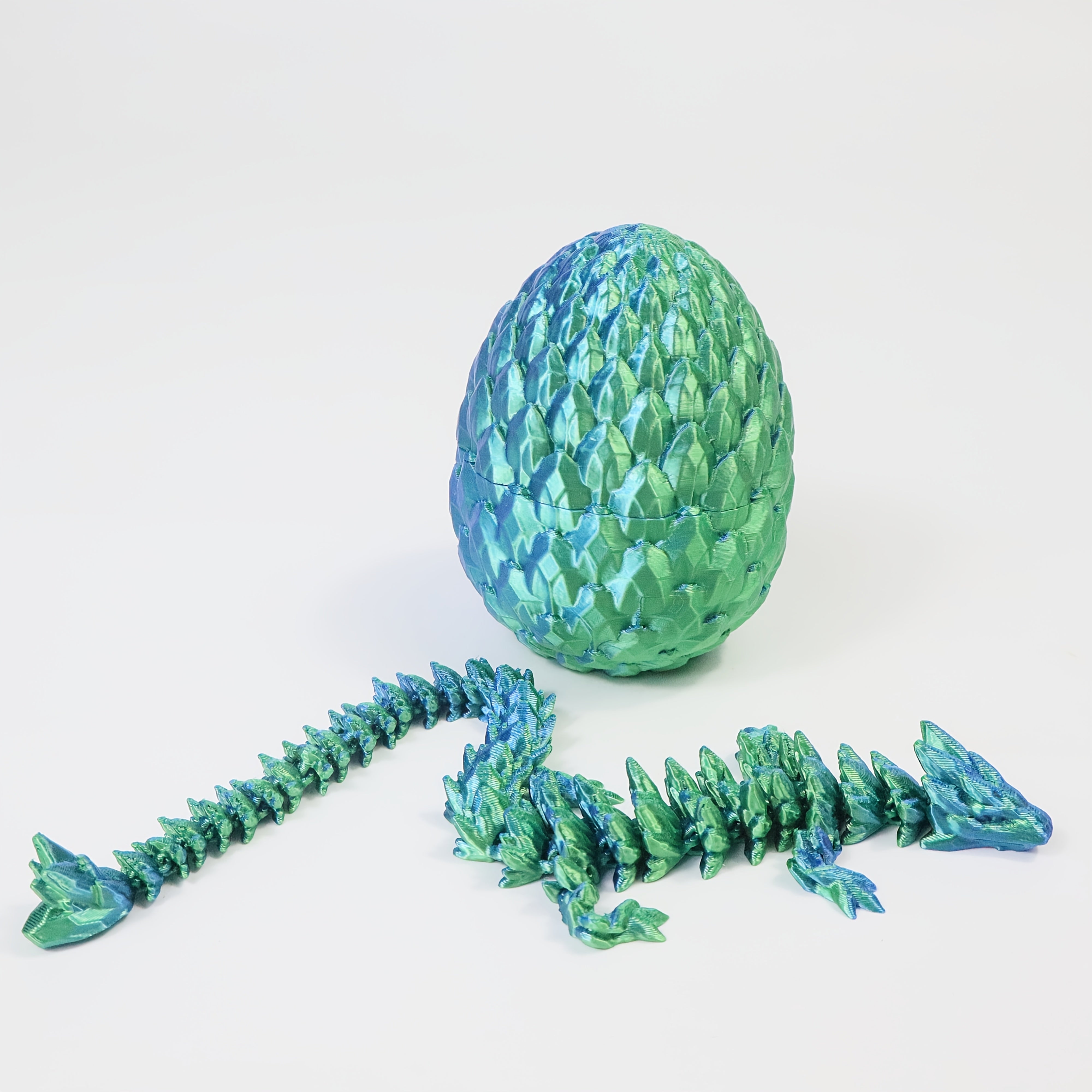 Lotus Dragon Egg Easter Gift Set 3D Printed Desktop Ornament