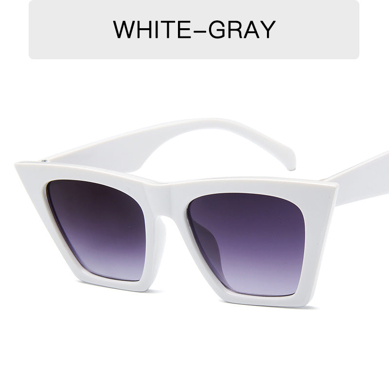 Vintage Cat Eye Sunglasses Gradient Lens Casual Outdoor UV400