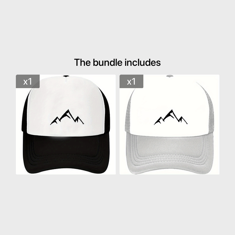 Mountain Dad Hat Soft Cotton Mesh Baseball Cap