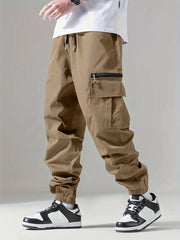 Men's Long Pants with Pockets for Work & Mountaineering