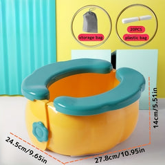 Children's Folding Toilet Car Portable Toilet Seat Travel