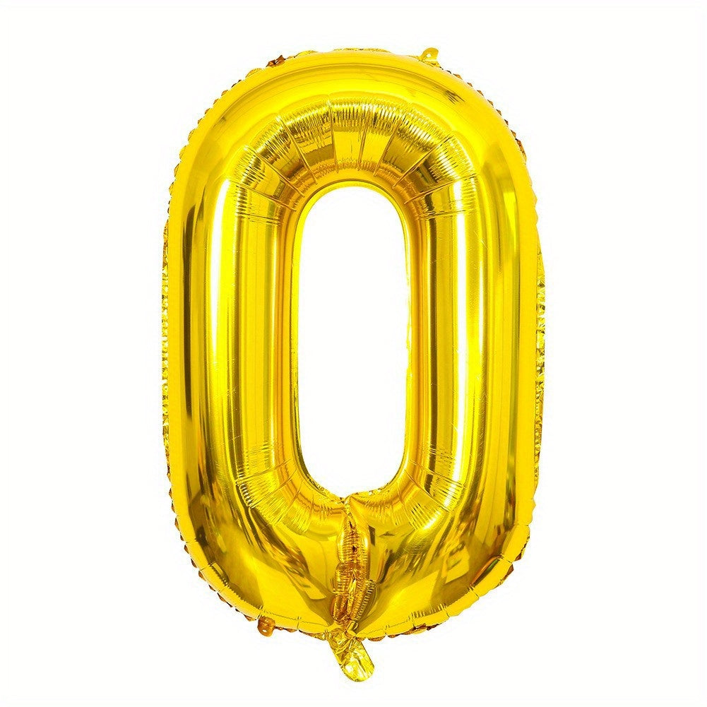 40in Golden Number 0-9 Aluminum Film Balloon Birthday Party Wedding Decor