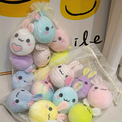 9pcs Single Rabbit Plush Bag Long Eared Bunny Doll Gift