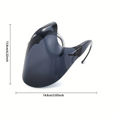 Face Shield Sunglasses Anti Fog Clear Face Cover Mask Shield Reusable