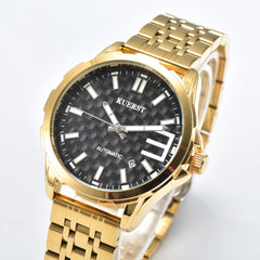 KUERST Teenager Men's Steel Strap Luminous Watch