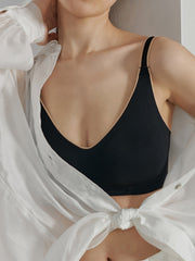 Seamless Push Up Bra No Underwire Comfortable Elastic Casual Lingerie