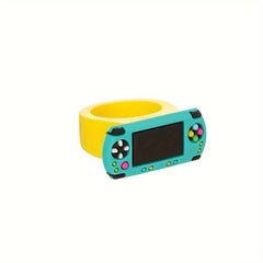 6pcs Cartoon Game Ring Soft Plastic Rings for Party Gathering