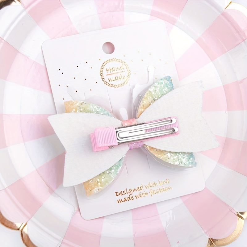 Girls Butterfly Bow Hair Clip for Party Gift Kids