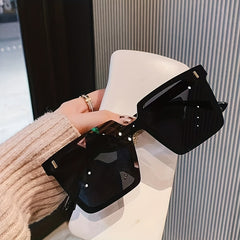 Square Polarized Sunglasses Jelly Frame Glasses UV400