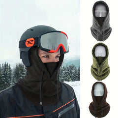 Winter Warm Balaclava Cycling Cap Outdoor Sports Windproof Cap Ski Bib