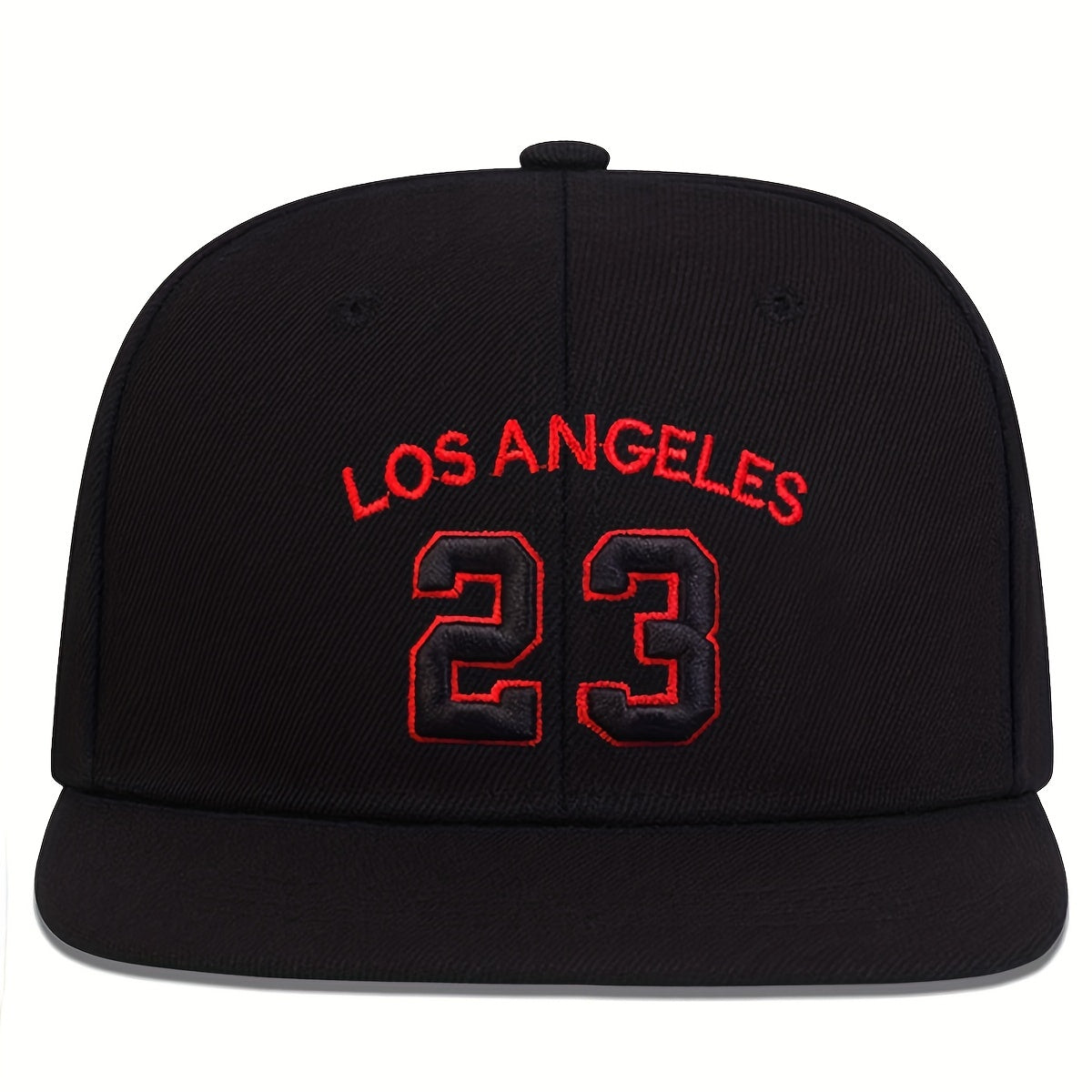LA Embroidery Baseball Cap Unisex Snapback Hat Lightweight Sunscreen Dad Hat