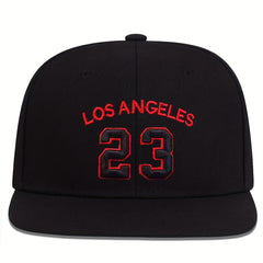 LA Embroidery Baseball Cap Unisex Snapback Hat Lightweight Sunscreen Dad Hat