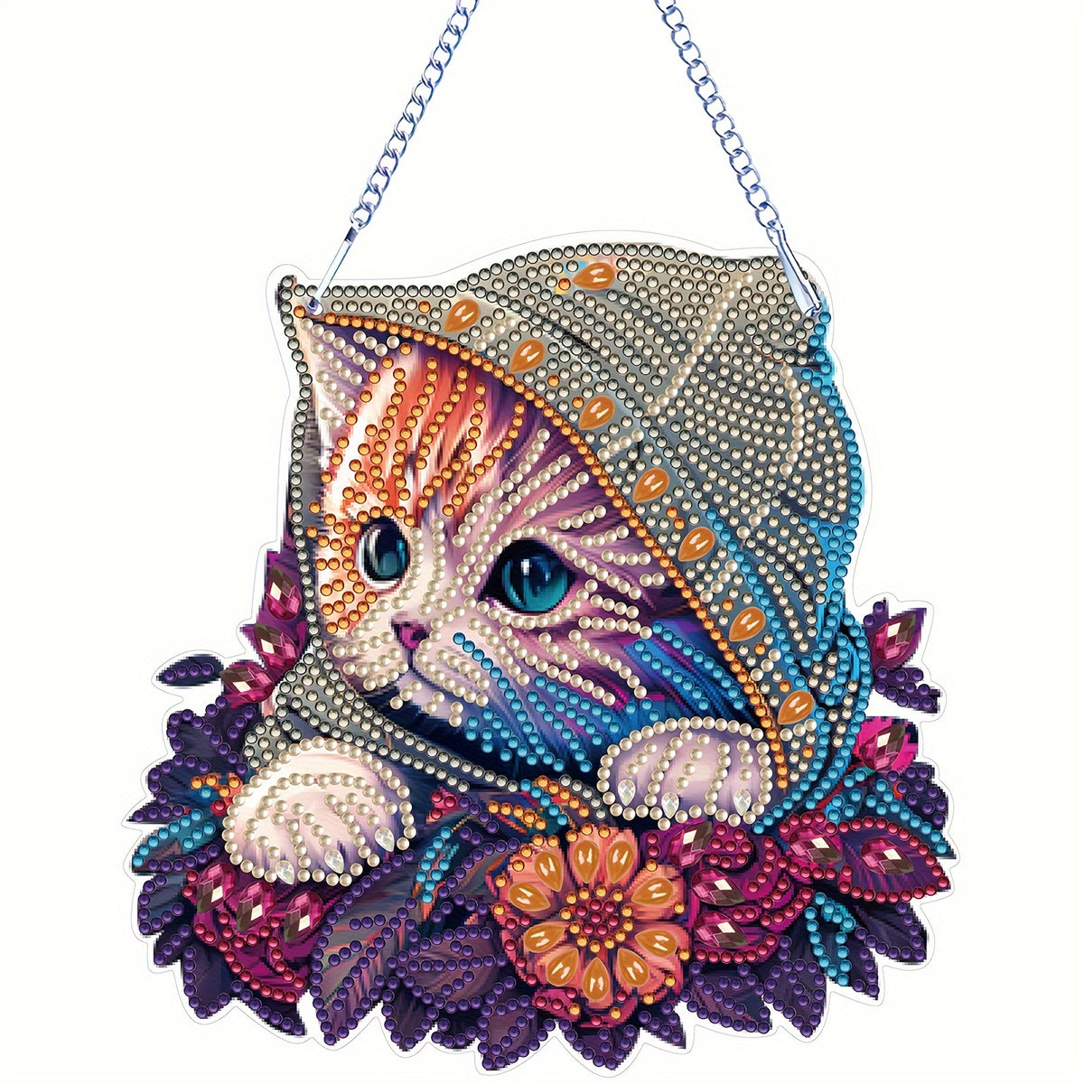 Cat Pattern Special Shape Diamond Painting Kit