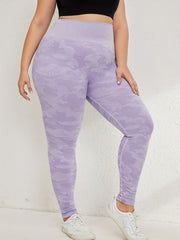  Camo Print High Rise Fitness Yoga Pants