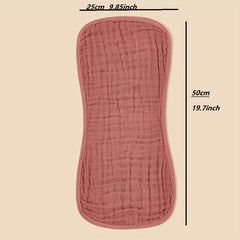6-Layer Gauze Bib & Burp Towel for Newborns