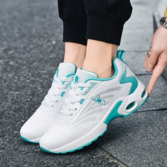 Women's Air Cushion Running Shoes Non slip Shock Absorption Mesh Sneakers