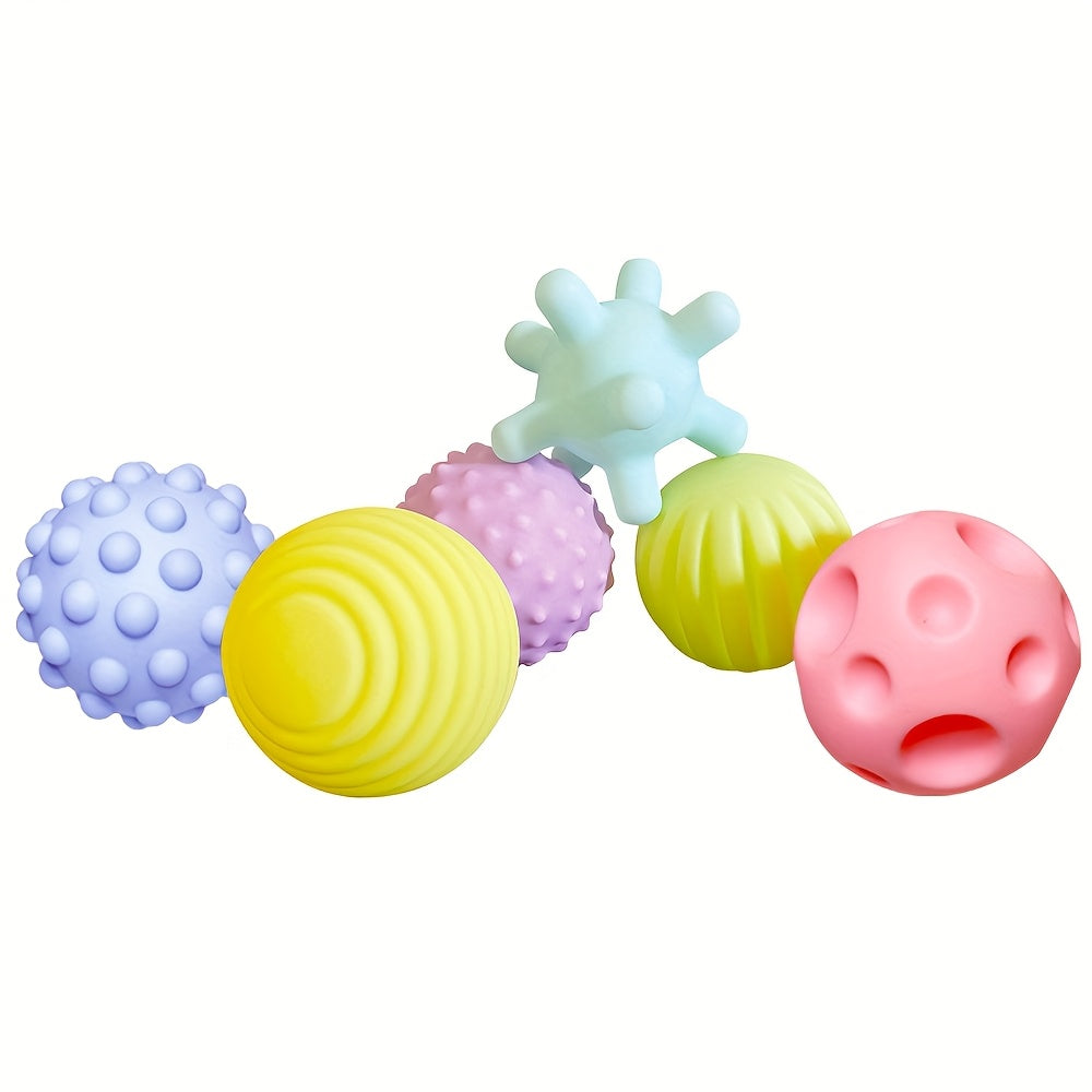 Kids' Textured Touch Balls Hand Grab Ball Massage Tactile Perception Toy