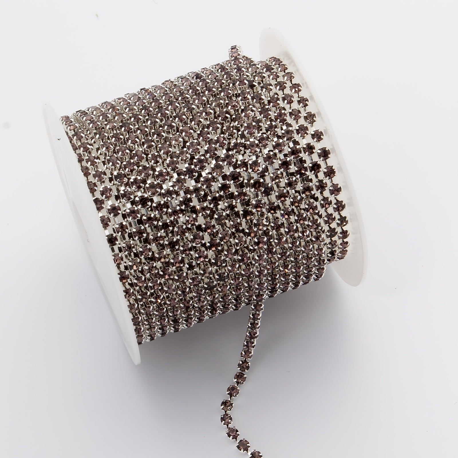 6 Pcs Claw Rhinestone Chain for DIY Nail Art, Shoes, Clothing