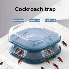 Reusable Cockroach Traps Box Roach Killer Bait for Pest Control