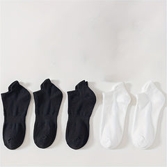 6 Pairs Lightweight Sports Ankle Socks Women's Stockings
