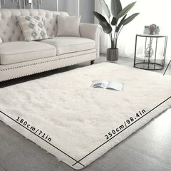 Ultra Soft Plush Rug Non Slip Fluffy Shaggy Rug Waterproof Throw Rugs
