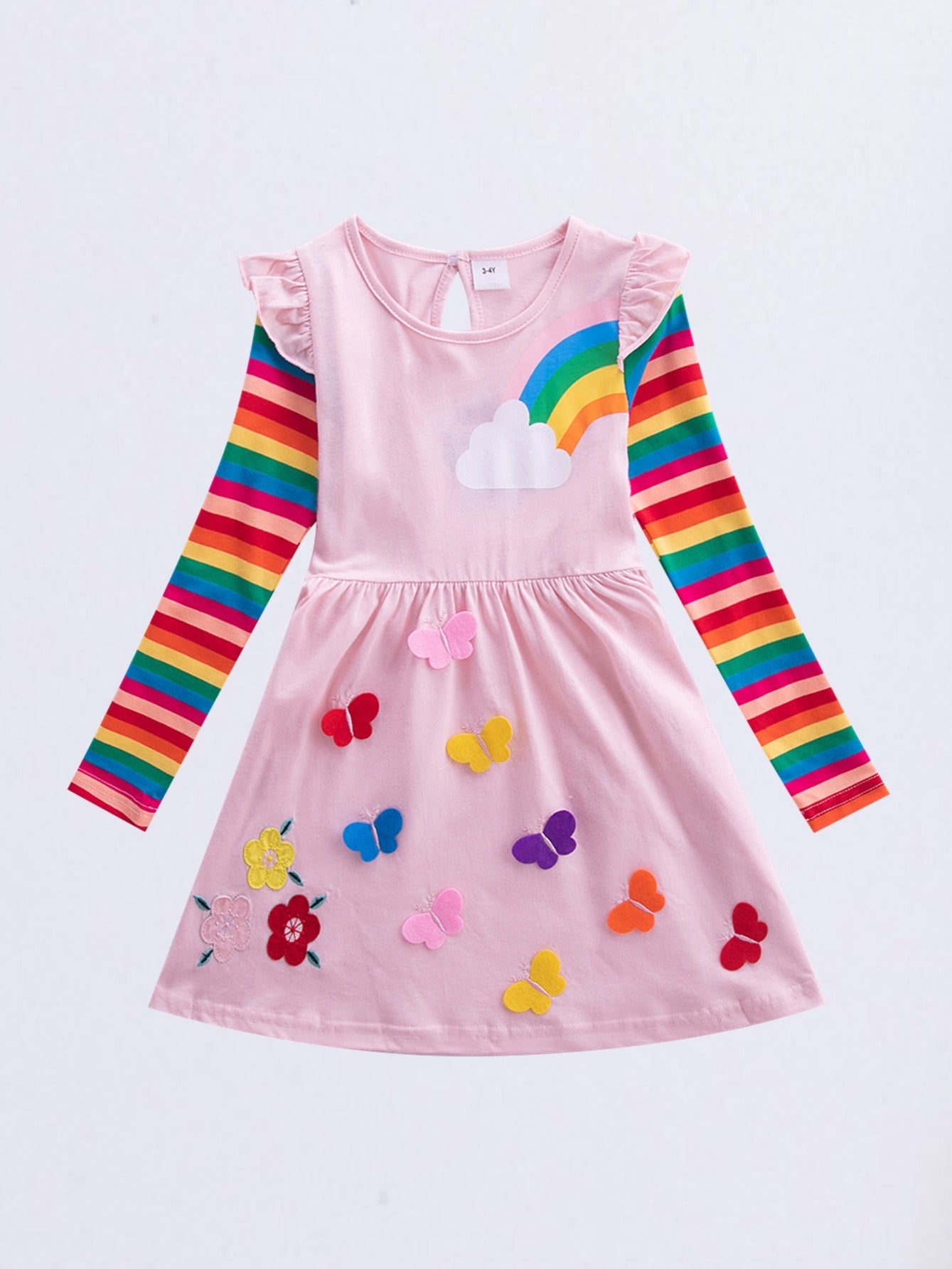 Cartoon Anime Long Sleeve Red Princess Dress