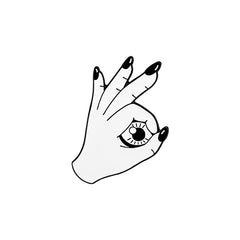 Gesture Pattern Zinc Alloy Pin