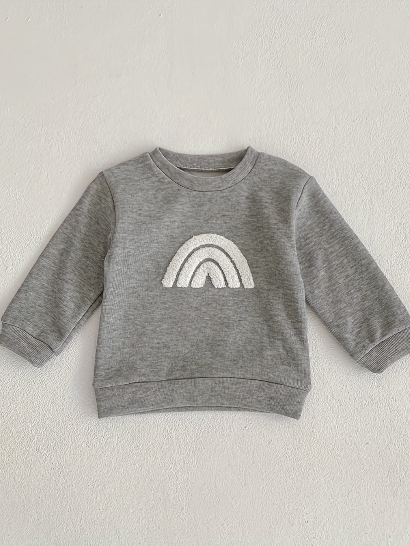 Kids Rainbow Printed Sweatshirt Long Sleeve Pullover Tops