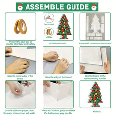 DIY Christmas Tree Decoration Balloon Holder Set