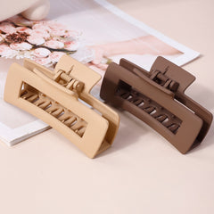Matte Square Hair Claw Hair Clips Minimalist Hair Accessories