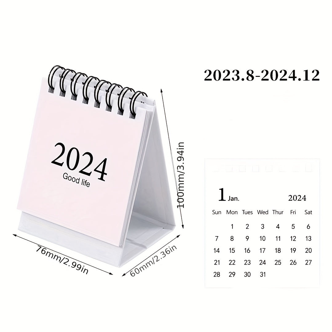 Minimalist Mini Calendar Morandi Desktop Decoration