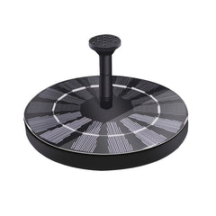 Circular Solar Fountain Outdoor Pool Bird Bath Courtyard Garden Fountain