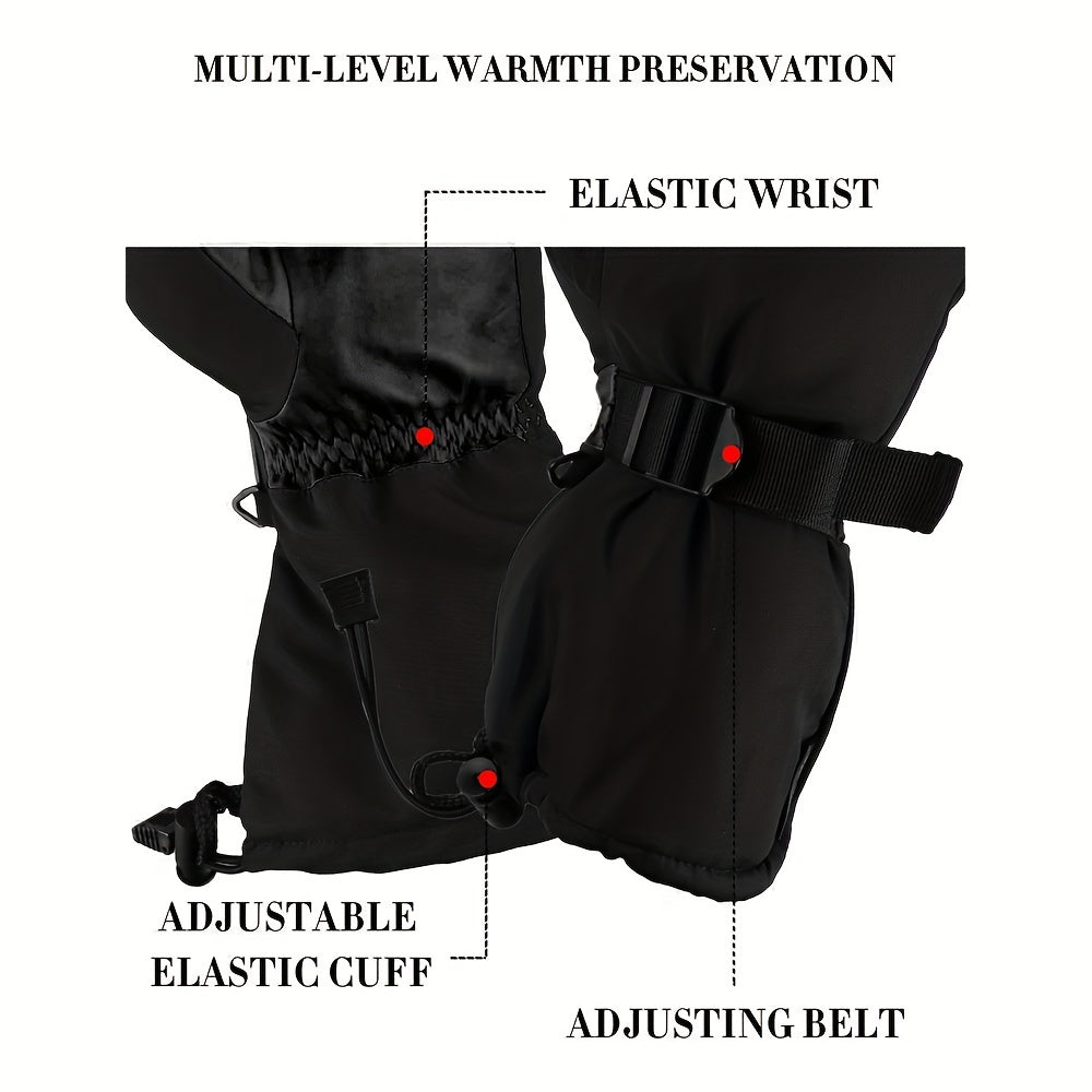Ski Gloves Warm Non-slip Winter Outdoor Sports Riding Windproof Comfortable