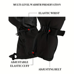 Ski Gloves Warm Non-slip Winter Outdoor Sports Riding Windproof Comfortable