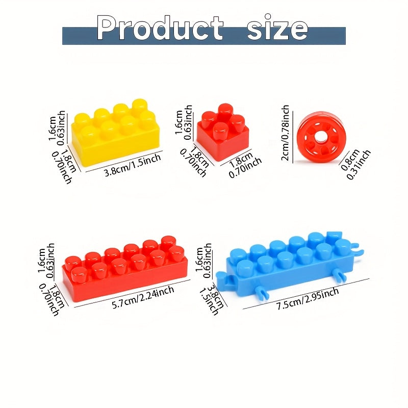 130pcs Building Blocks Set Stacking Toys & Puzzle Games Educational Toys