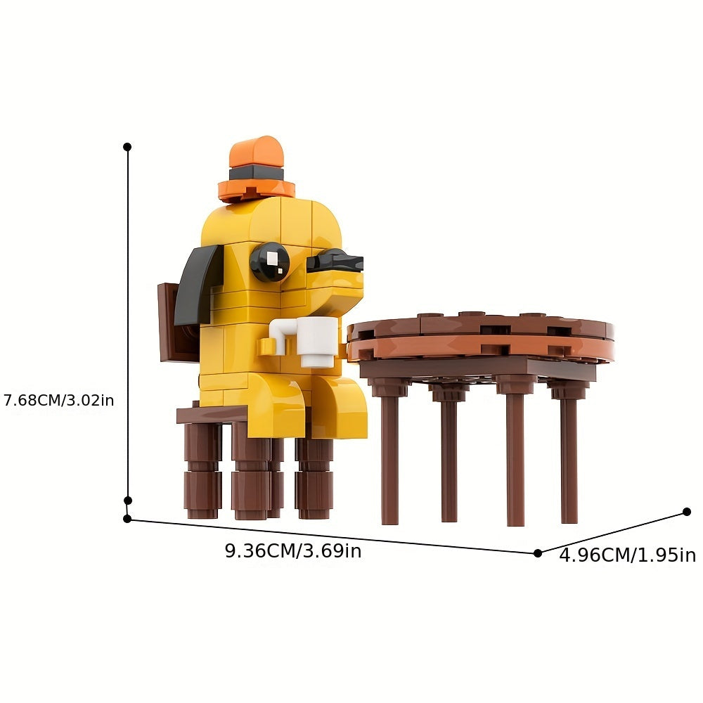 Yellow Dog Afternoon Tea Building Blocks Set with Table & Chairs