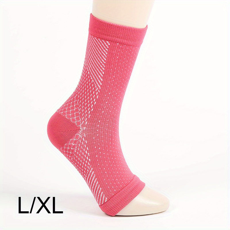Compression Ankle Support Socks for Sports Recovery and Pain Relief