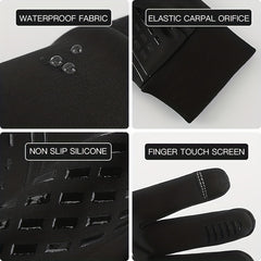 Warm Windproof Touch Screen Gloves For Cycling Driving