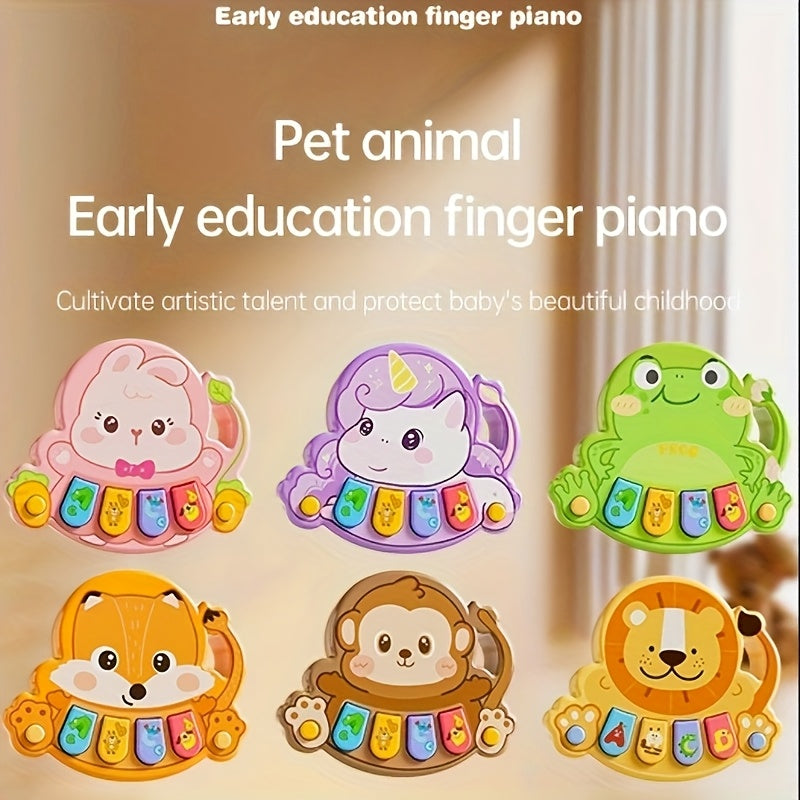 Interactive Animal Baby Piano Toy with Colorful Keys & Characters Touch & Teach