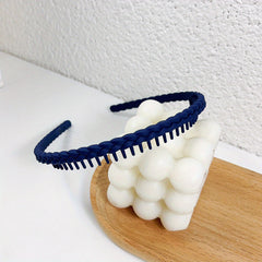 Macaroon Hair Band Braided Tooth Headband Style Headdress for Women Girls