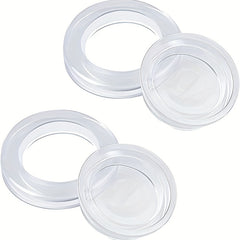 2 Patio Table Umbrella Hole Rings & Caps Set for Glass Outdoor Table