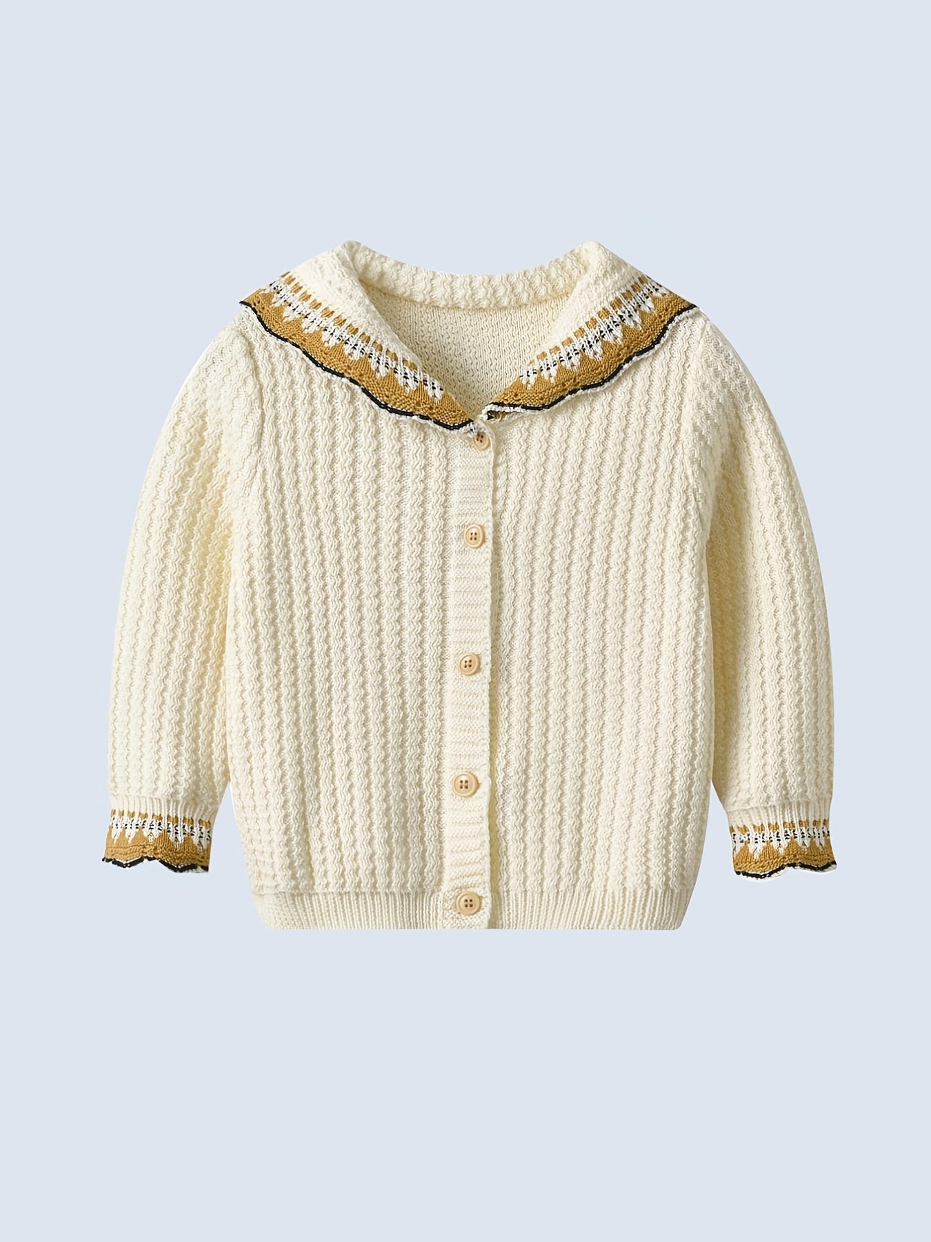 Baby Knitted Sweater Cardigan Blouse in Various Colors