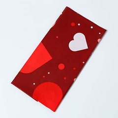 Disposable Plastic Heart Rectangle Tablecloth Party Supplies Wedding Decor