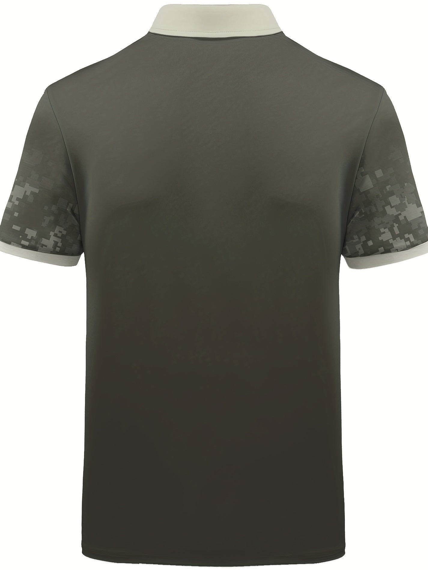Men's Camo Polo Shirt Active Stretch Moisture Wicking for Golf